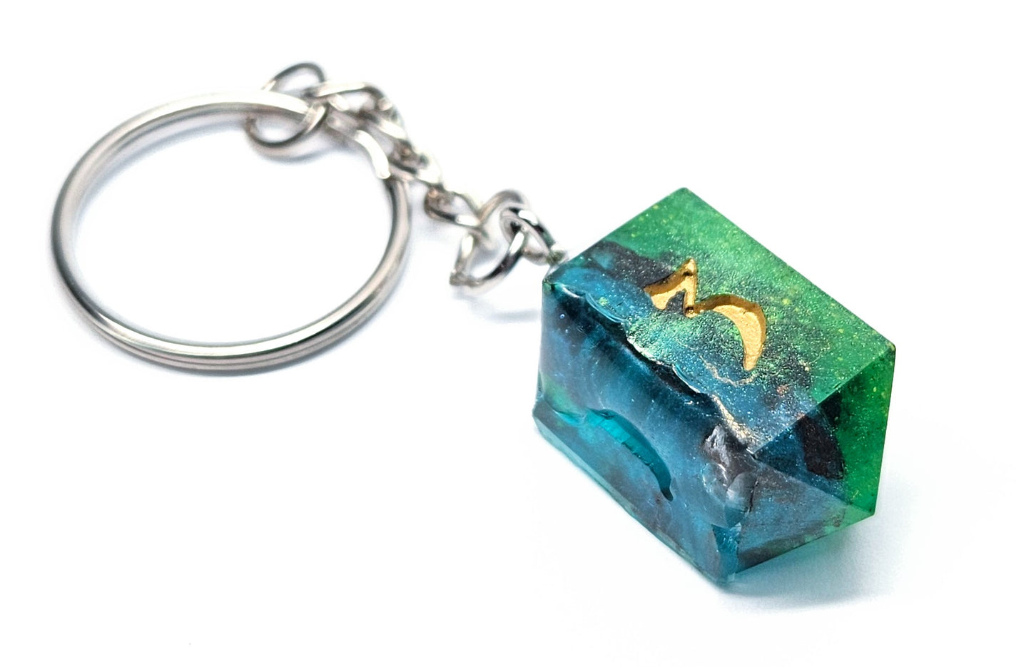POND WATER D4 Keychain