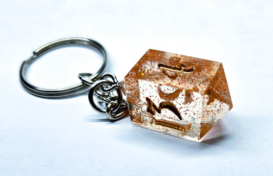 GILDED ROSE D4 Keychain
